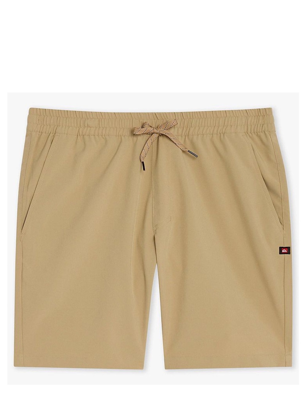 Quicksilver Men's Tan Drawstring Casual Shorts 8” Seaside